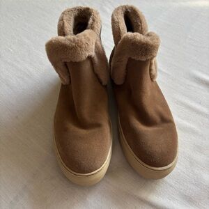 Cougar Duffy Waterproof Suede Winter Boots Tan Size 9 | Cozy Cold Weather